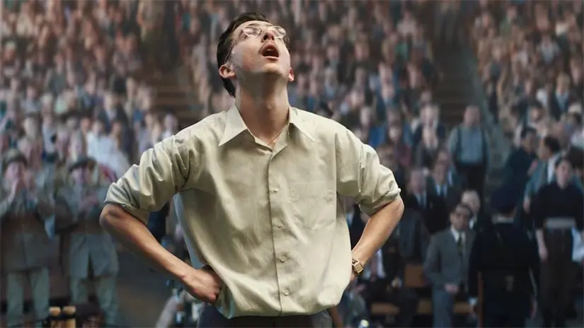 Timothée Chalamet protagoniza Marty Supremo. Foto: Cortesía