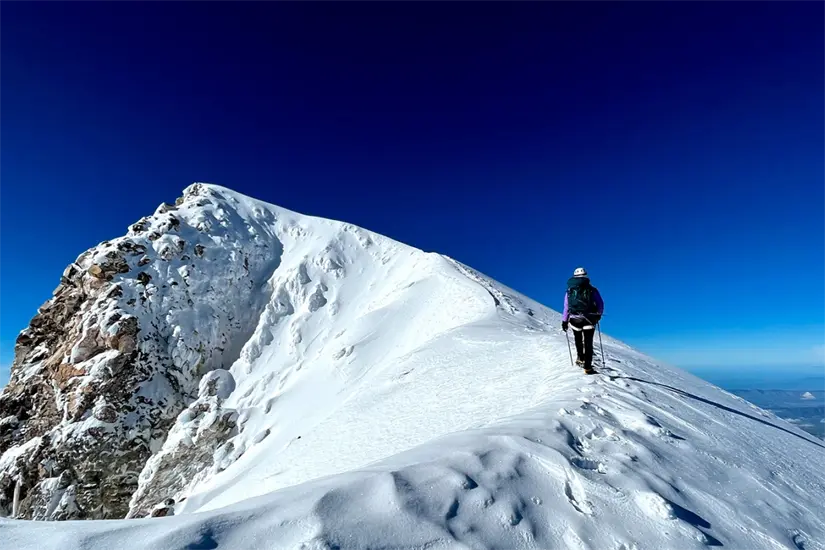El Pico de Orizaba es perfecto para hacer alpinismo y conocer la nieve. Foto: Nomad Adventures