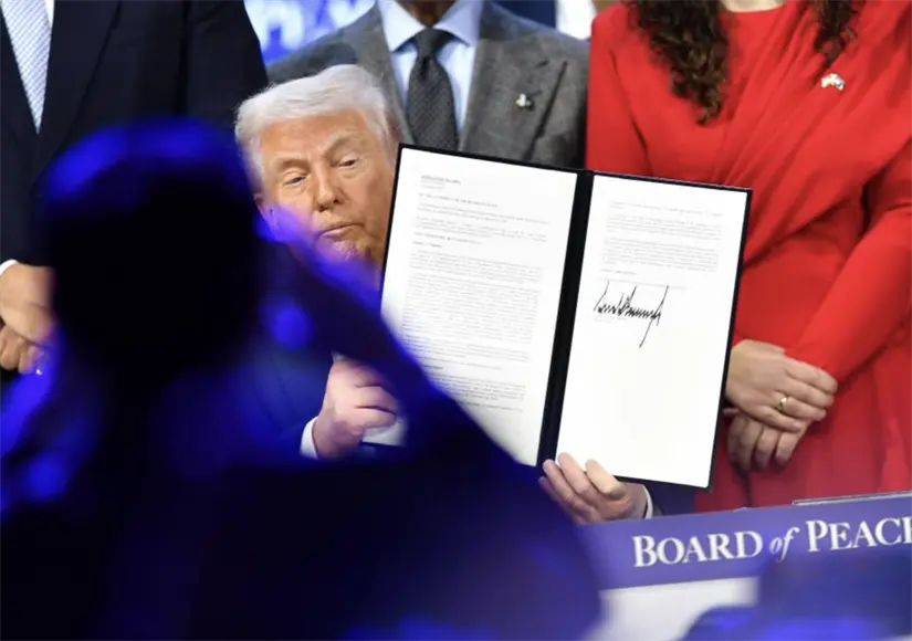 Trump enfatizó la urgencia de detener conflictos bélicos. Foto: Xinhua.