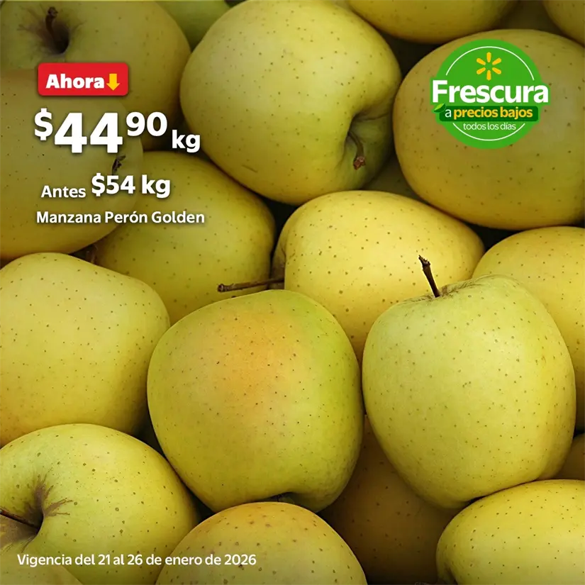 Aprovecha los precios bajos en frutas y verduras con el Martes de Frescura. Imagen: Walmart