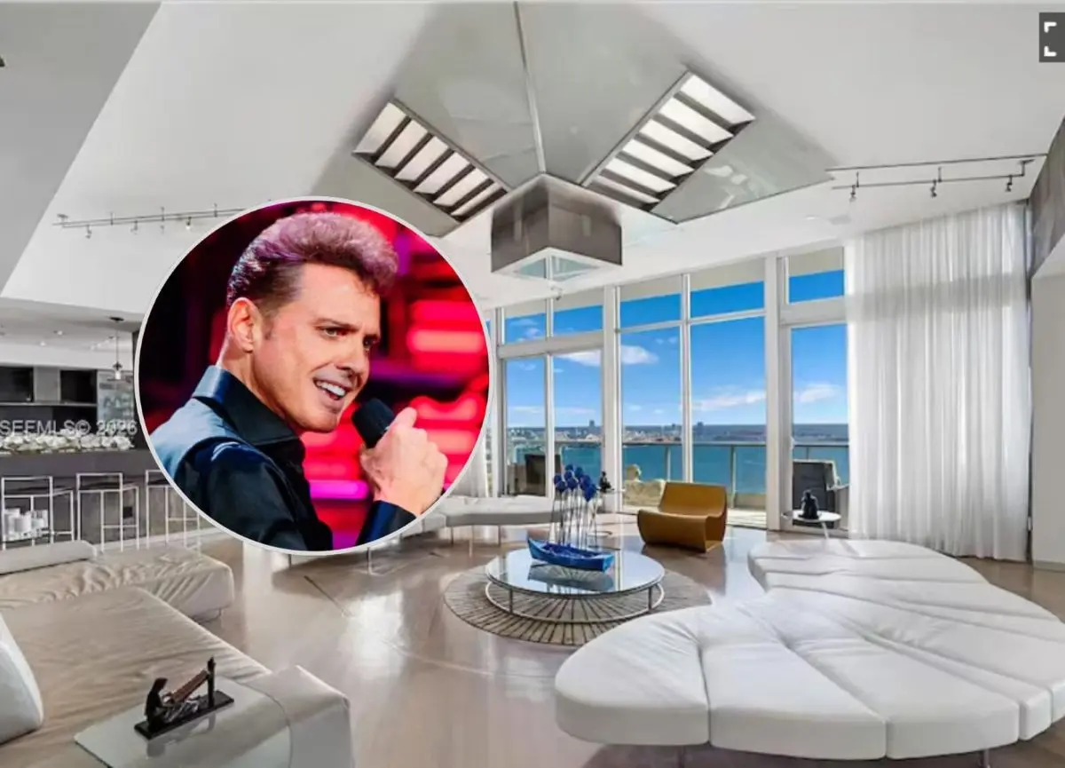 Así es el penthouse de Luis Miguel en Miami. Foto: Cortesía