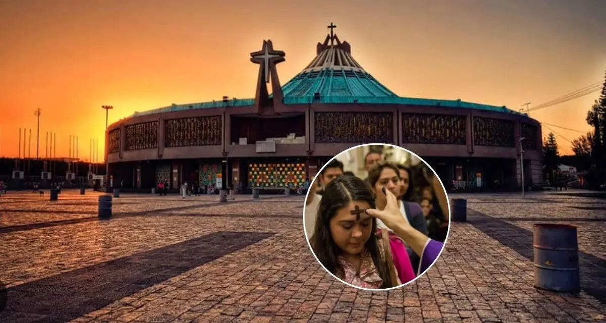 Estos son los horarios especiales para recibir la cruz de ceniza en la Basílica de Guadalupe. Foto: cortesía
