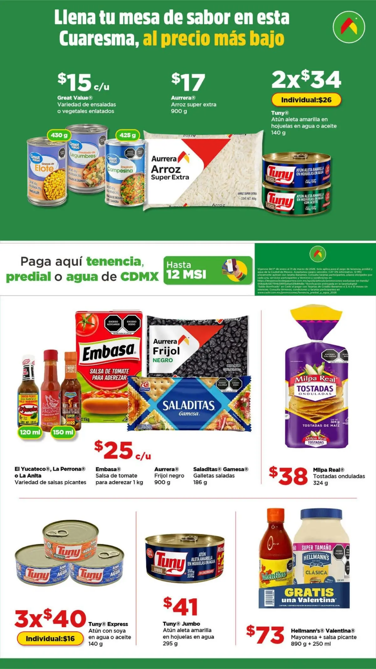 Aprovecha las ofertas de Cuaresma que Bodega Aurrera tiene para ti. Imagen: Cortesía