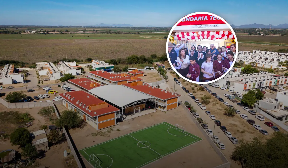 Valle Alto ya tiene nueva secundaria: inauguran la ETI 101 en el sector norte de Culiacán.