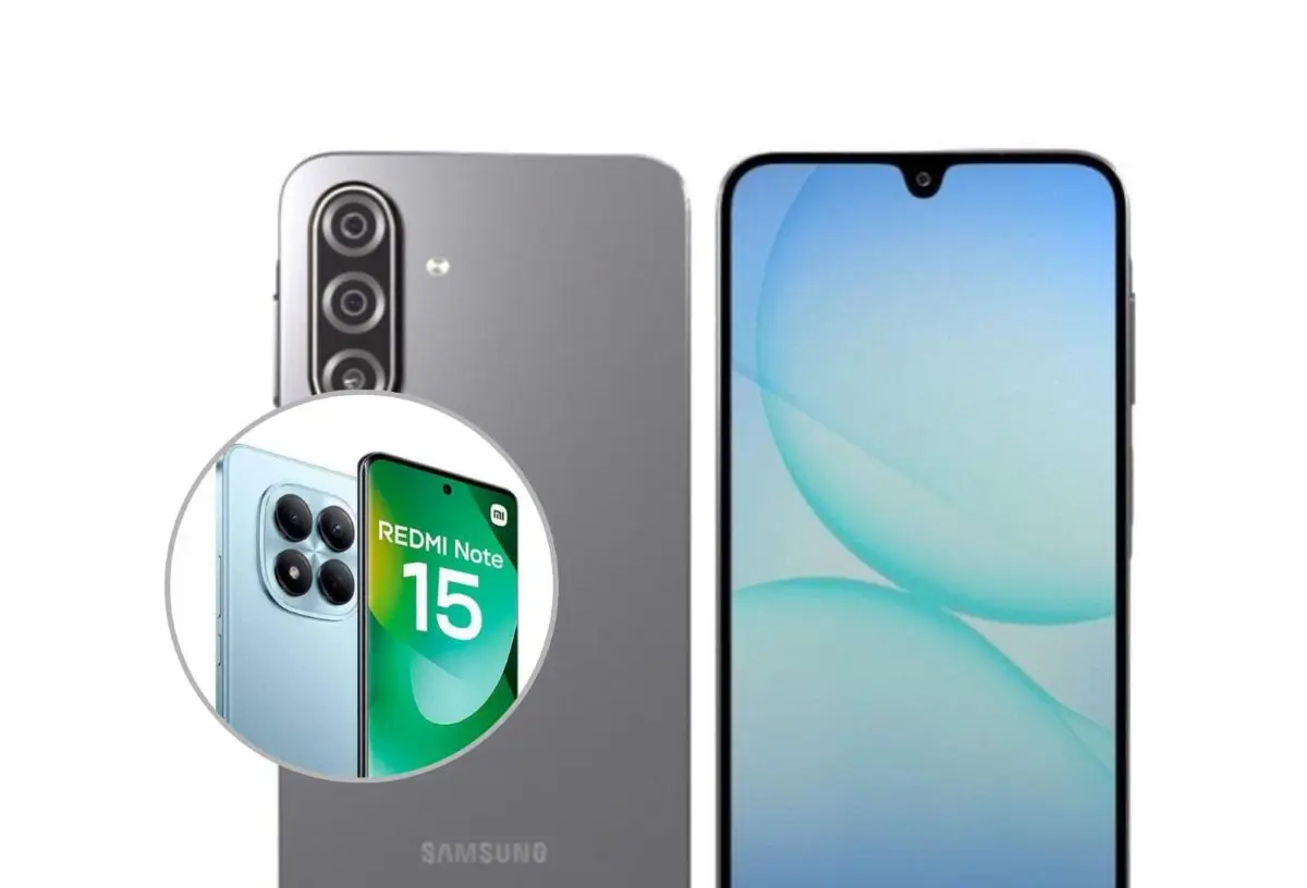 Samsung Galaxy A17 vs. Xiaomi Redmi Note 15. Foto: Cortesía