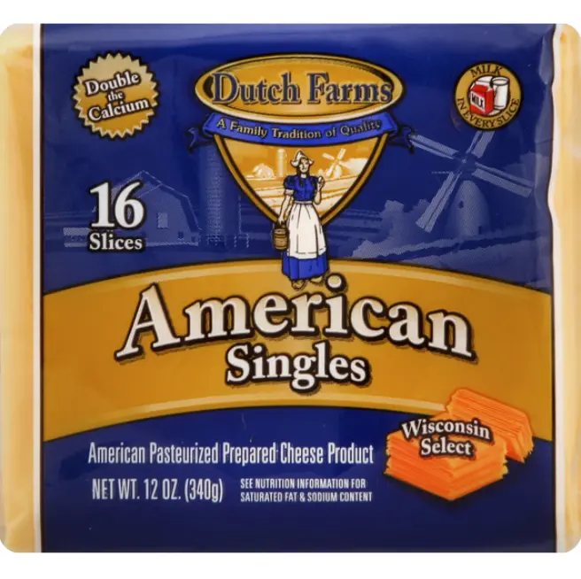 Queso americano de Dutch Farms. Foto: cortesía.