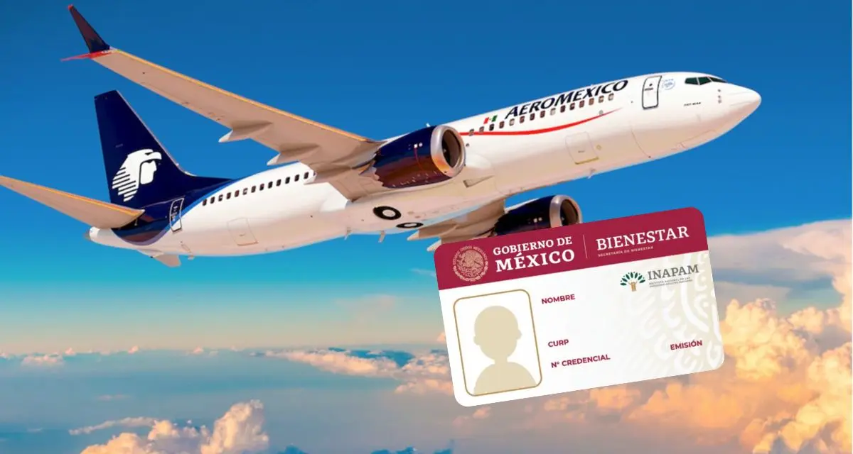 Aeroméxico mantiene vigente un convenio con INAPAM. Foto: Especial
