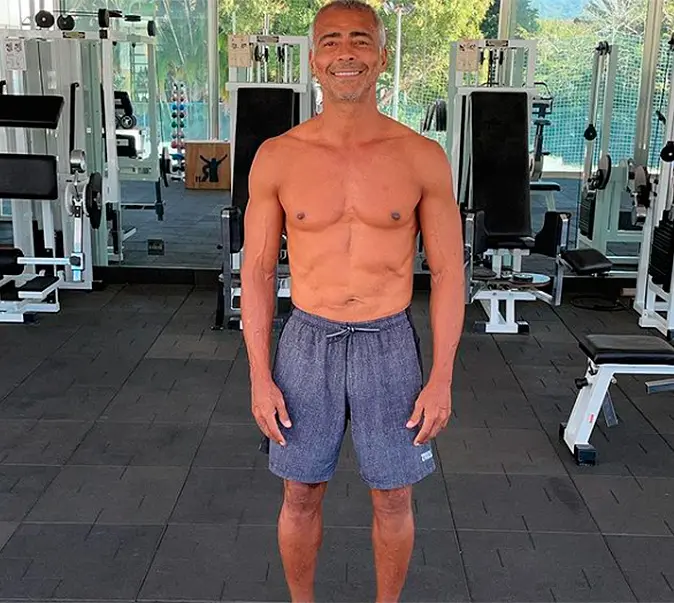 Así luce el exdelantero brasileño Romario a sus 60 años. Foto: Cortesía.