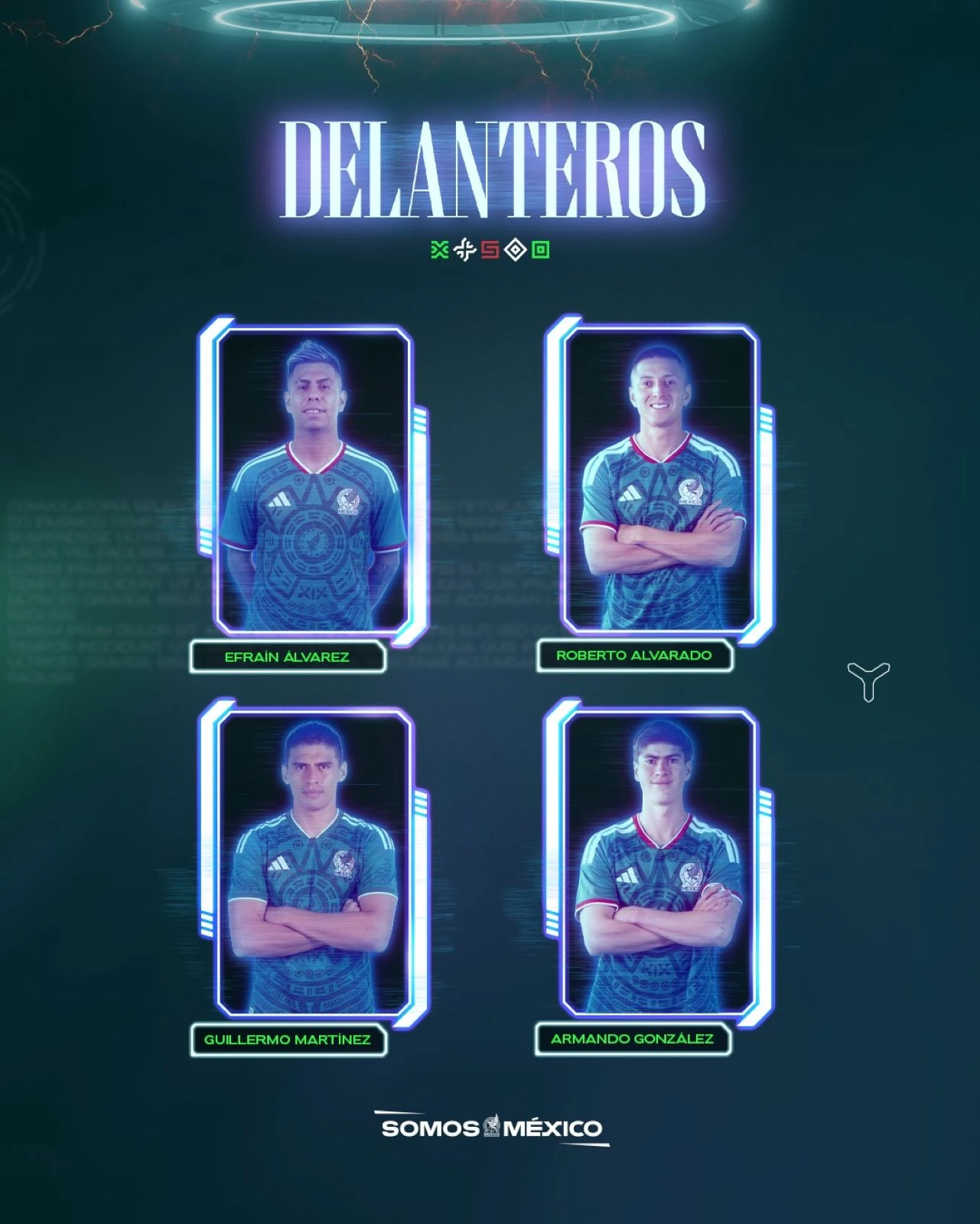 Convocados para el amistoso México vs. Islandia. Foto: Cortesía