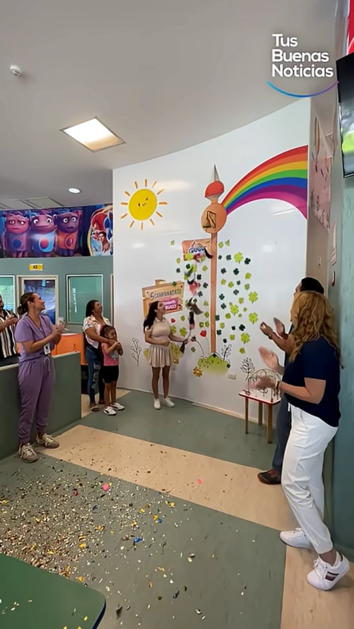 Abril e Isabella vencieron al cáncer: así sonaron sus campanadas
