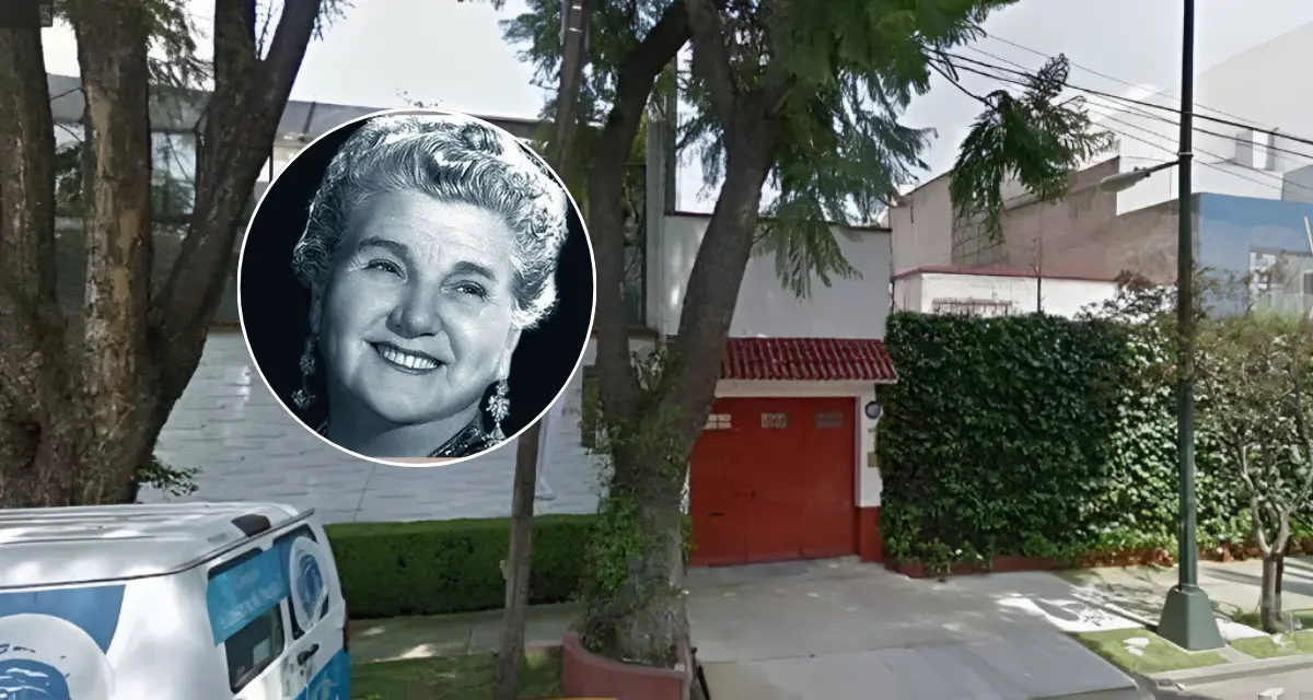 Esta es la casa de la célebre actriz del cine de oro, Sara García. Foto: Cortesía.