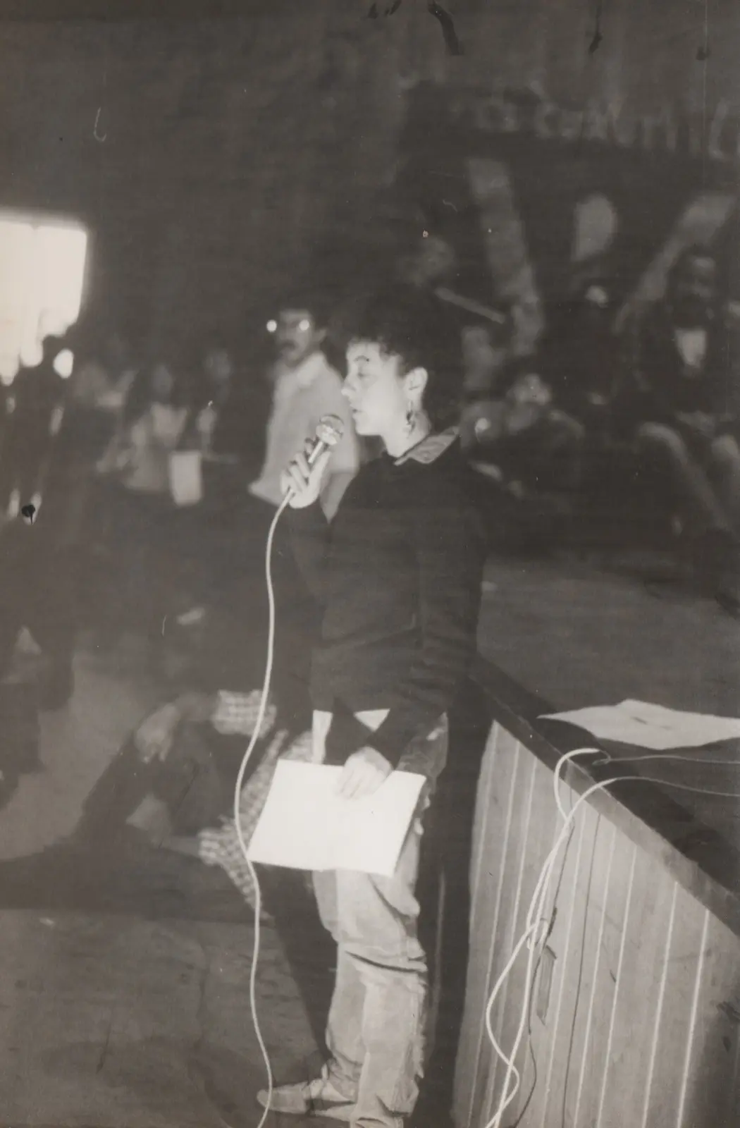 Claudia Sheinbaum durante su época de estudiante.