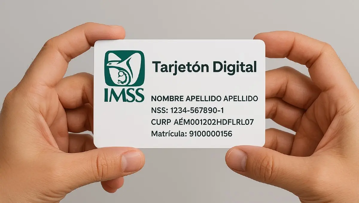 El Tarjetón Digital IMSS tiene varias funciones. Foto: Cortesía