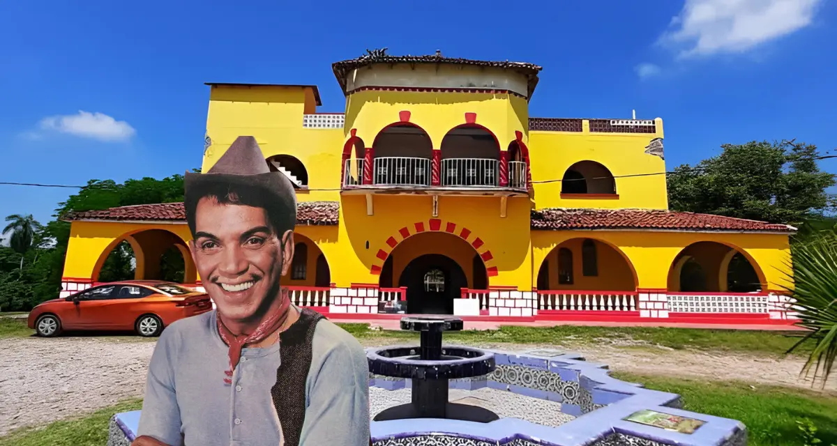 Así luce hoy la hacienda de Cantinflas en San Luis Potosí. Foto: Cortesía.