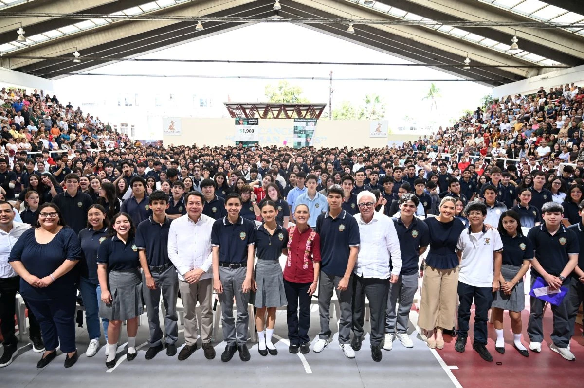 Claudia Sheinbaum informó que construirán 20 planteles de Bachillerato Nacional para Sinaloa. Foto: Cortesía