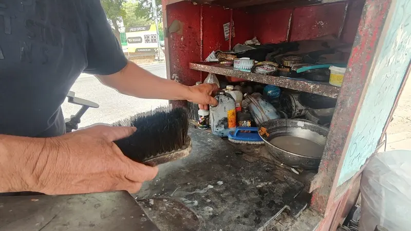 Valentín se dice agradecido de poder tener un lugar en el cual seguir trabajando para salir adelante de forma honesta.