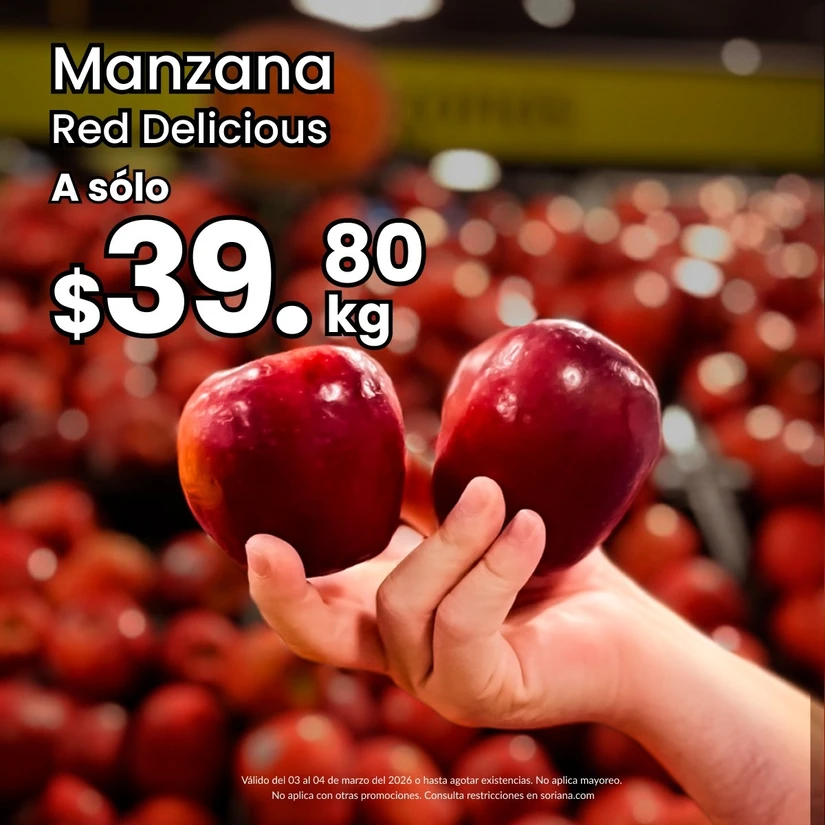 Tampoco pueden faltar las ofertas en frutas y verduras. Imagen: Soriana