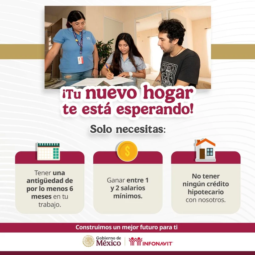 Viviendas del Bienestar por medio de Infonavit. Foto: Cortesía
