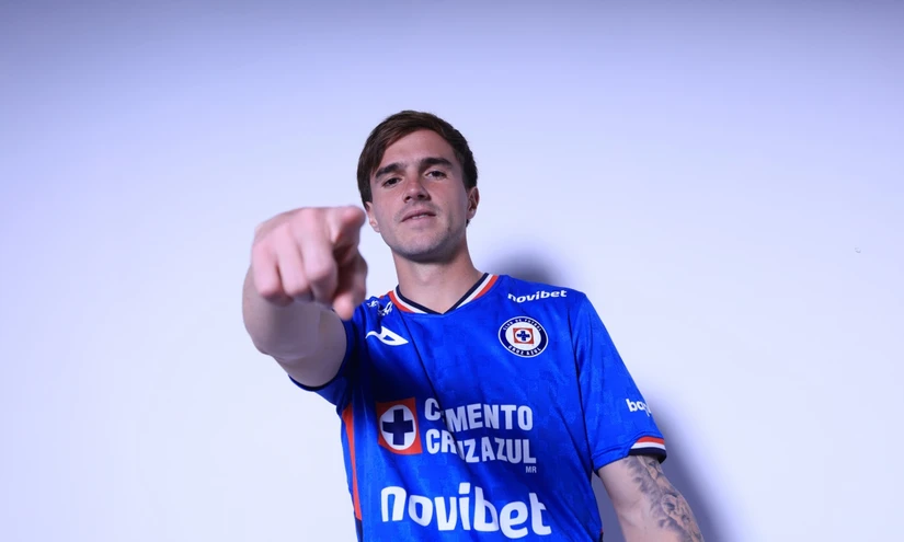 En apenas nueve juegos con Cruz Azul, el argentino ya ha destacado en la cancha. Foto: Cortesía