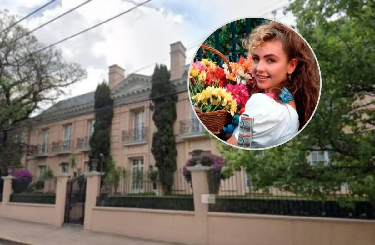 Mansión donde grabó Thalía la telenovela de María Mercedes. Foto: Cortesía-Televisa