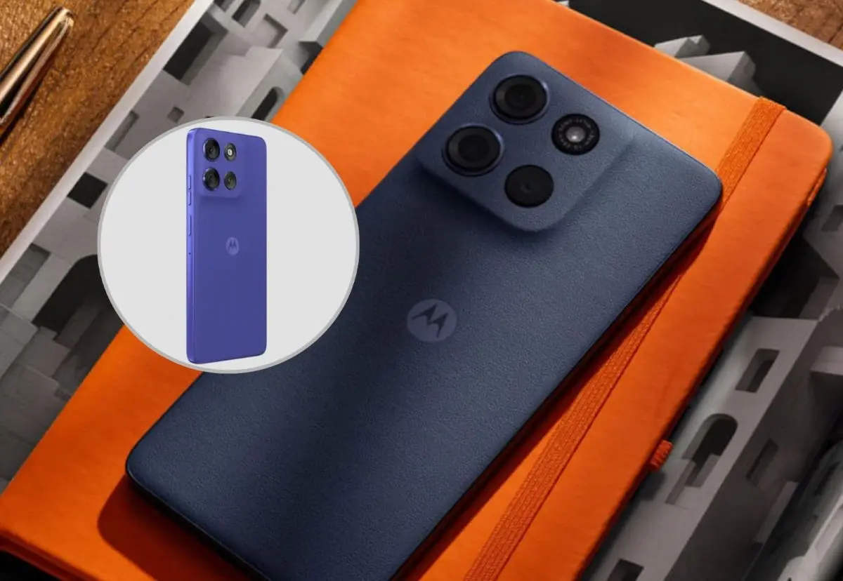 Celular Motorola que incluye batería de 5,200 mAh. Foto: Cortesía