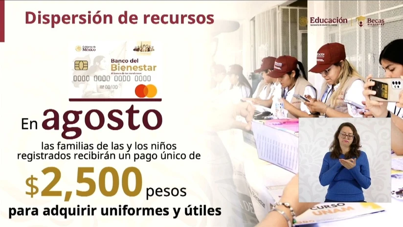 Fecha de pago de la Beca Rita de primaria. Foto: Cortesía