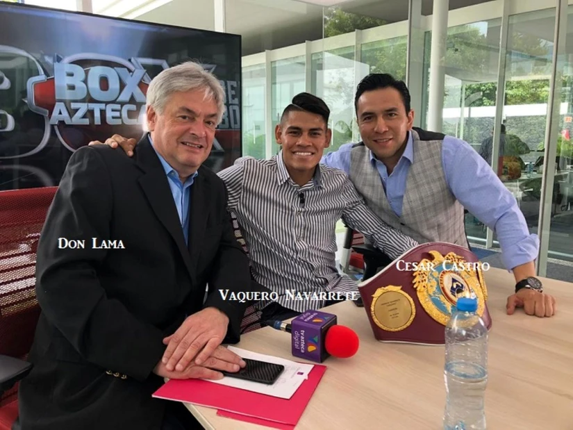 Eduardo Lamazón fue comentarista de boxeo en TV Azteca. Foto: Facebook