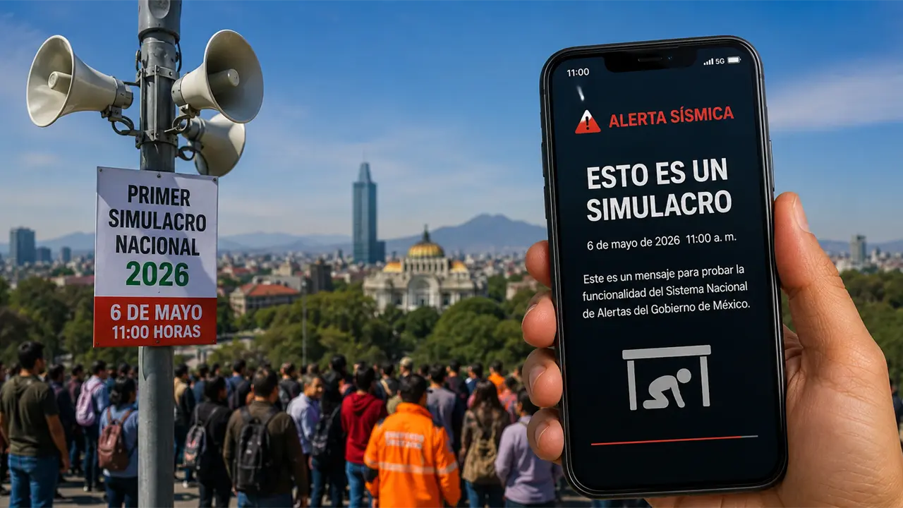 Simulacro Nacional 2026: a qué hora suena y dónde llegará la alerta