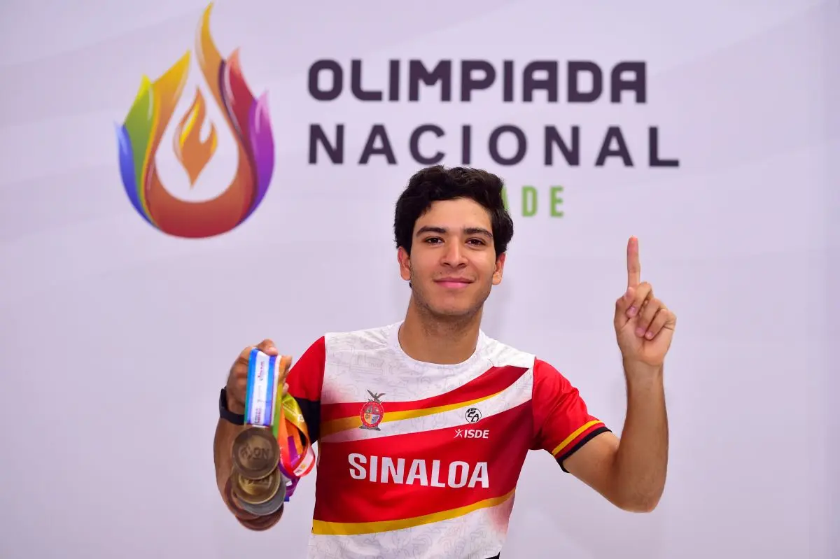 Jesús Jared Zamudio Valdés destaca en CONADE 2026 con récord y múltiples medallas. Foto: ISDE