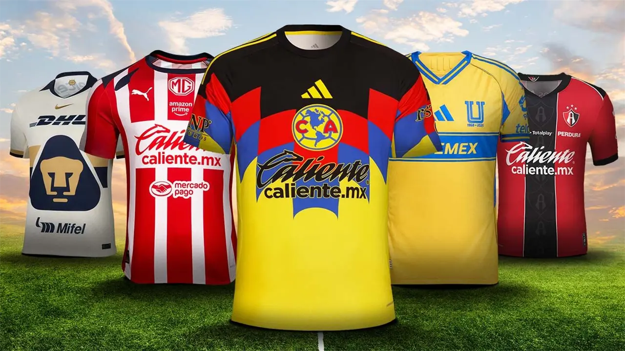Grandes marcas protagonizan la lista de playeras oficiales más caras de los equipos de la Liga MX.