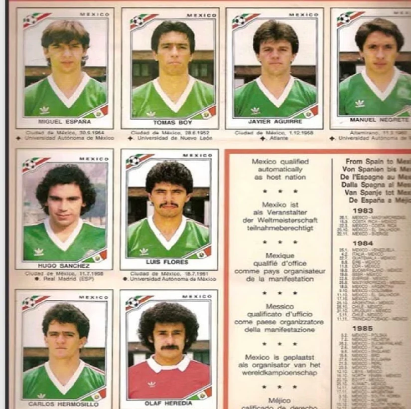 De Hugo Sánchez a Enrique Borja, los álbumes Panini de México 70 y México 86 conservan a las grandes figuras del futbol nacional y emocionan a coleccionistas.