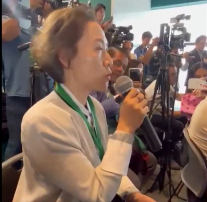 Prensa coreana durante la rueda de prensa de la Seleción de México. Fox Sports