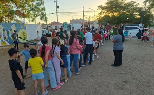 Celebran por primera vez el Día de la Niñez en parque de Villa Bonita en Culiacán