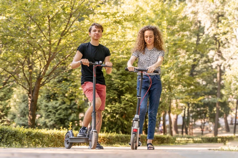 Nuevas reglas de tránsito para bicicletas eléctricas y scooters en la CDMX. Foto: Cortesía