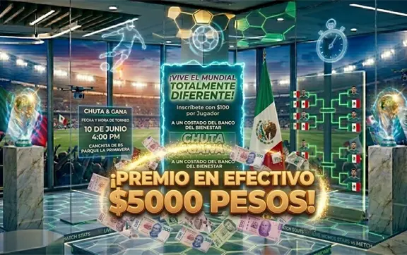 Navolato vivir&aacute; una fiesta futbolera con "Chuta y Gana De una vez", habr&aacute; premios en efectivo, m&uacute;sica y grandes porteros