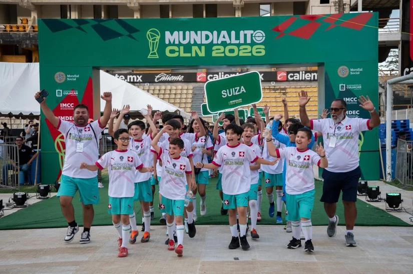Fiesta deportiva en Culiacán: inicia el Mundialito 2026 con 900 niñas y niños participantes. Foto: Ayuntamiento del Culiacán