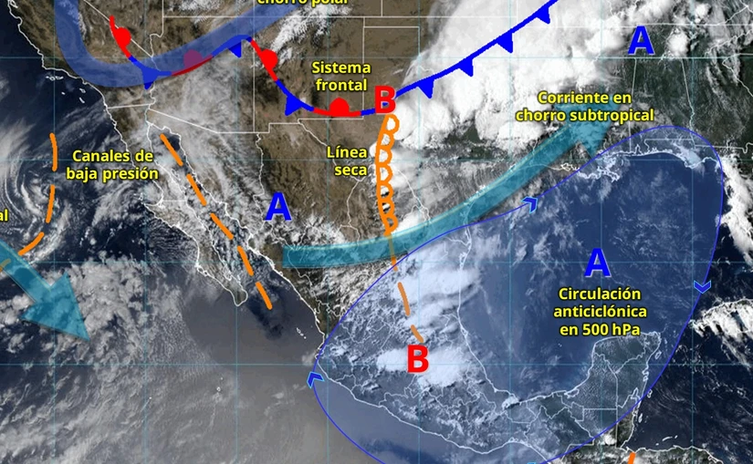 Continuarán las lluvias en CDMX y otros estados del país esta semana. Imagen: Conagua