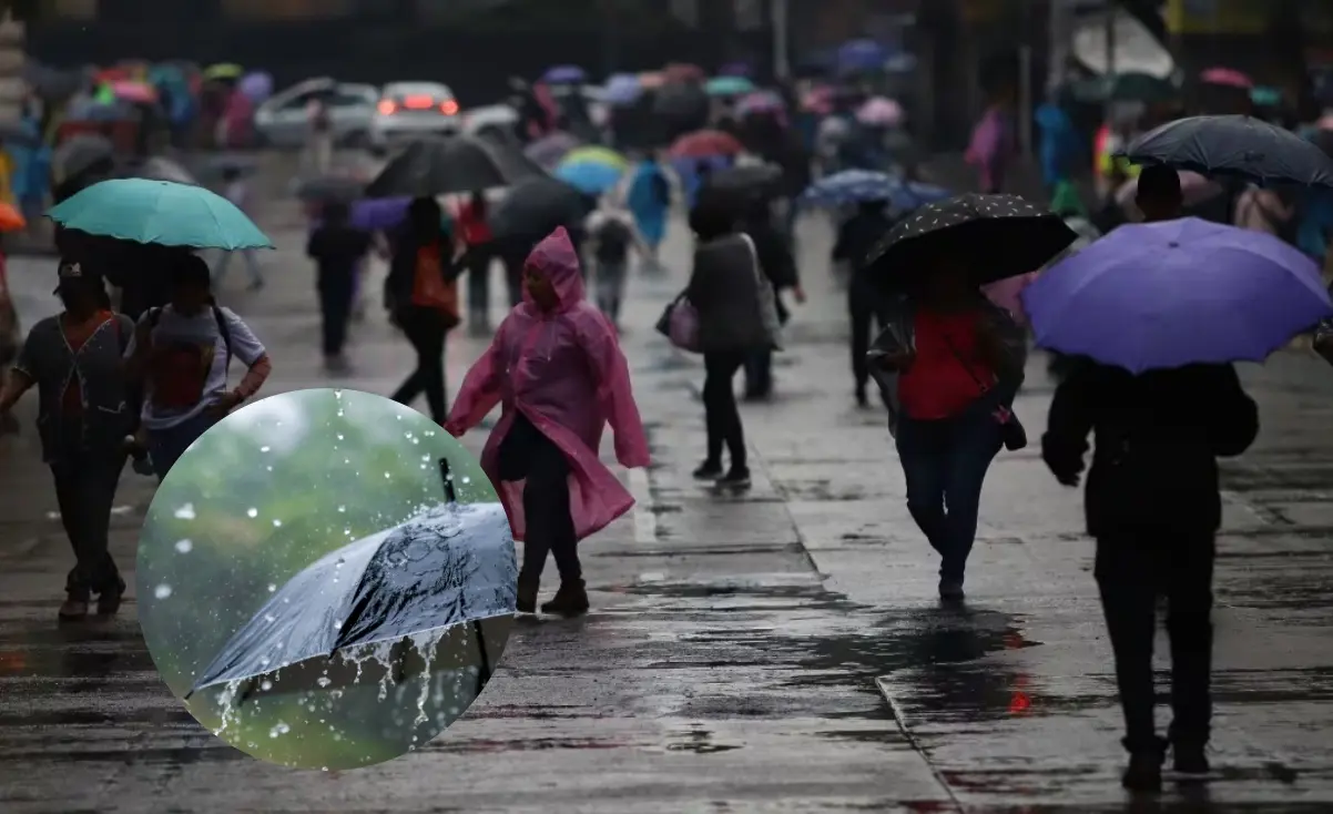No guardes el paraguas, porque las lluvias continuarán.