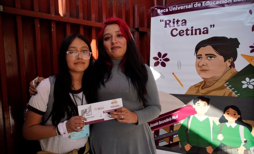 Beca Rita Cetina de primaria entregará pago anual de 2500 pesos.- Foto: Cortesía