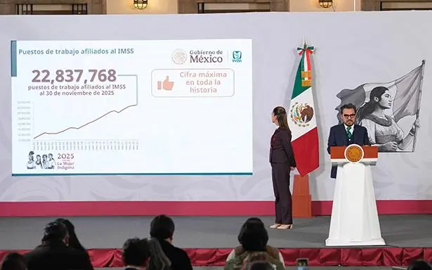 México alcanza récord histórico de empleo. Foto: Cortesía