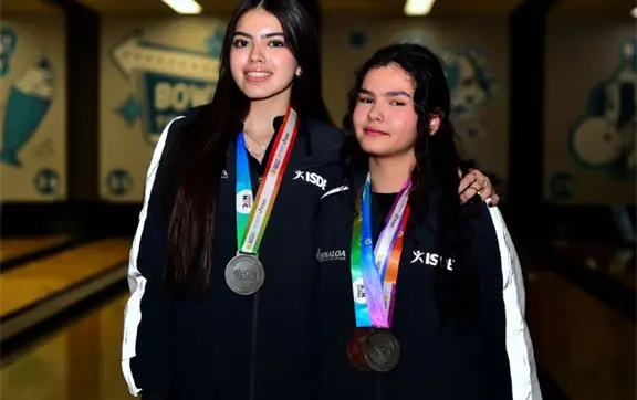 Renata y Emma hacen brillar a Sinaloa en el boliche en la Olimpiada Nacional CONADE 2026