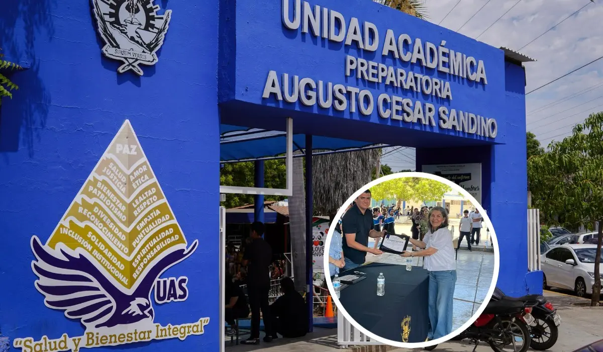 44 años formando generaciones: La Preparatoria Augusto César Sandino ha brindado educación media superior a miles de jóvenes de la colonia Libertad y sectores populares de Culiacán desde 1980.