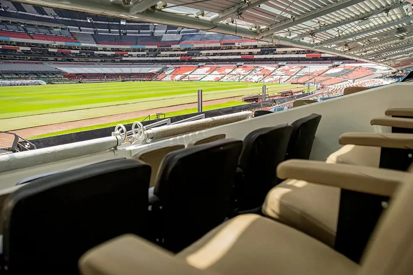 Los palcos en el Azteca tiene precios que van desde los 15 hasta 23 millones de pesos. Foto: Cortesía