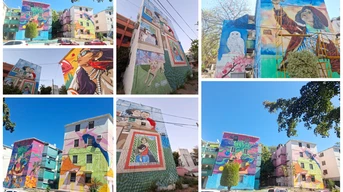 Murales llenan de color, paz, esperanza y unión a Infonavit Cañadas en Culiacán