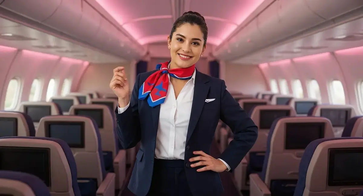 Este es el sueldo promedio en México para un sobrecargo de vuelos. Foto: Aeroméxico