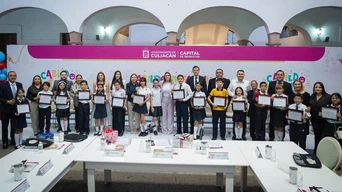 Niñas y niños de Culiacán alzan la voz por la paz, la educación y un mejor futuro