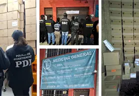 Las imágenes del operativo que destapó el robo millonario de medicamentos en Edoméx y CDMX