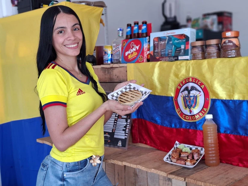 Con ‘berraquera’ y amor maternal, Linda construye un sueño colombiano en Culiacán. Foto: Juan Madrigal