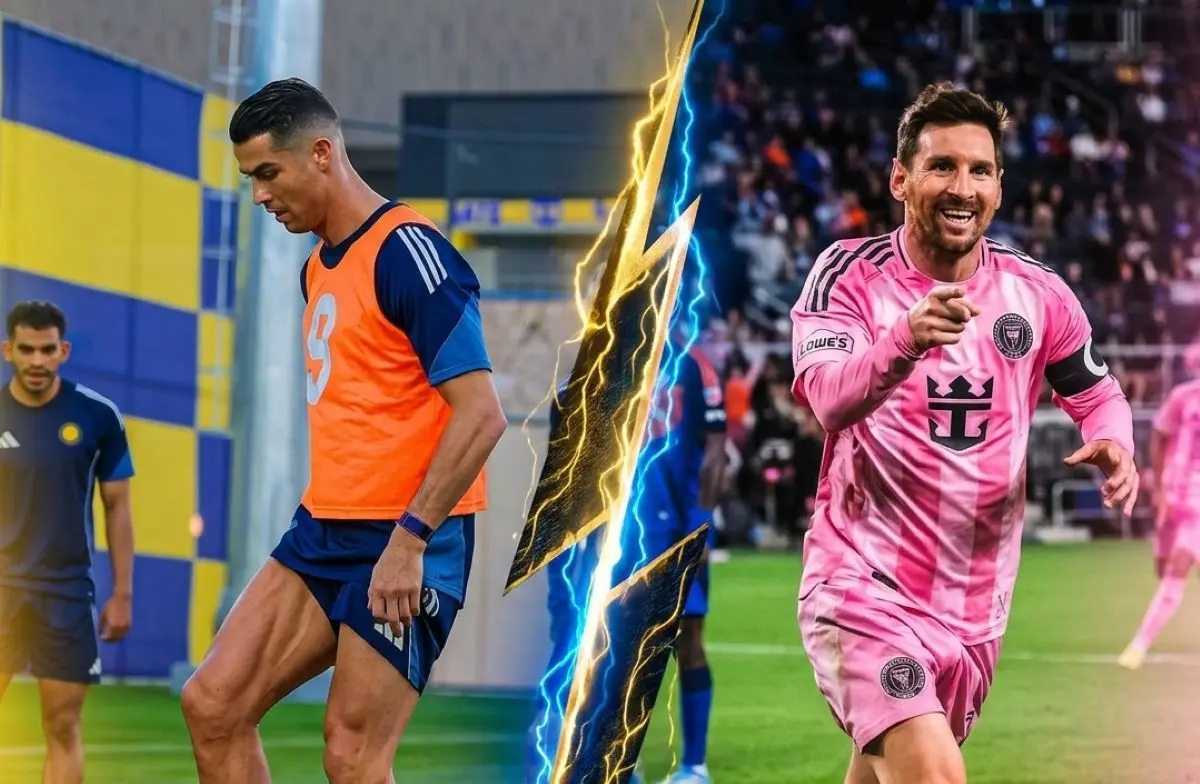 Cristiano Ronaldo vs Lionel Messi. Foto: Instagram
