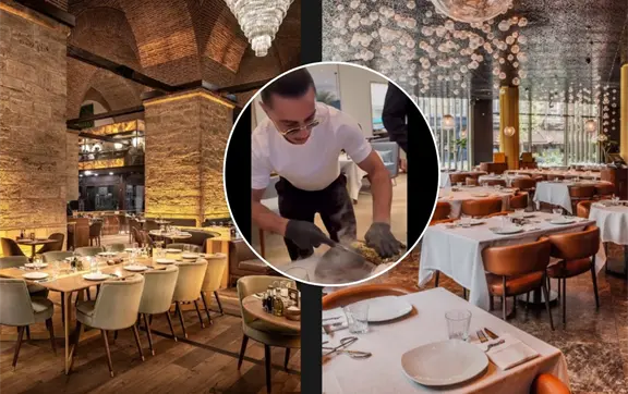 L&aacute;minas de oro y cortes premium: Esto cuesta comer en Nusr-Et, el restaurante de Salt Bae en CDMX